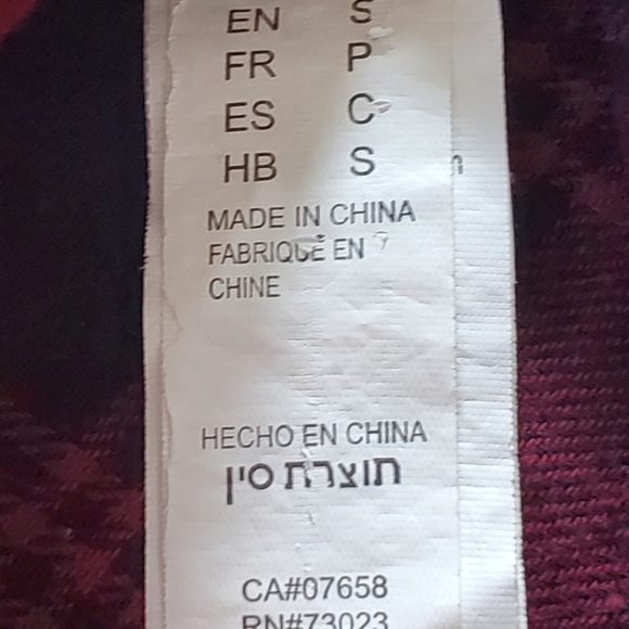 UK2LA - SMALL RED PLAID LONGSLEEVE - Picture 4 of 4